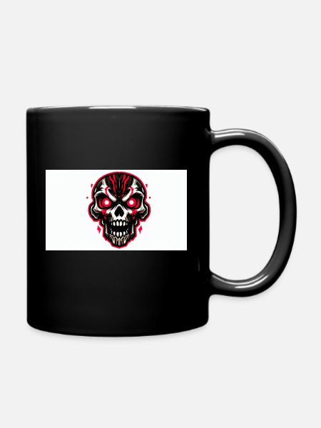 Crâne animé - Mug uni - noir
