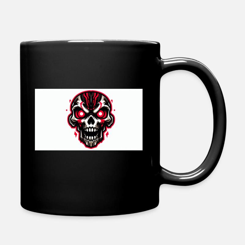 Crâne animé - Mug uni - noir