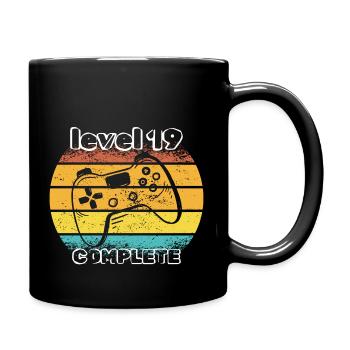 level 19 complete - Full Colour Mug - black - Right