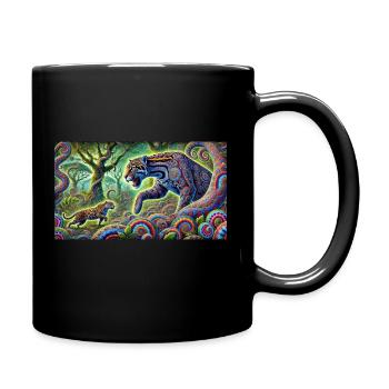 Jaguar - Tasse einfarbig - Schwarz - Rechts