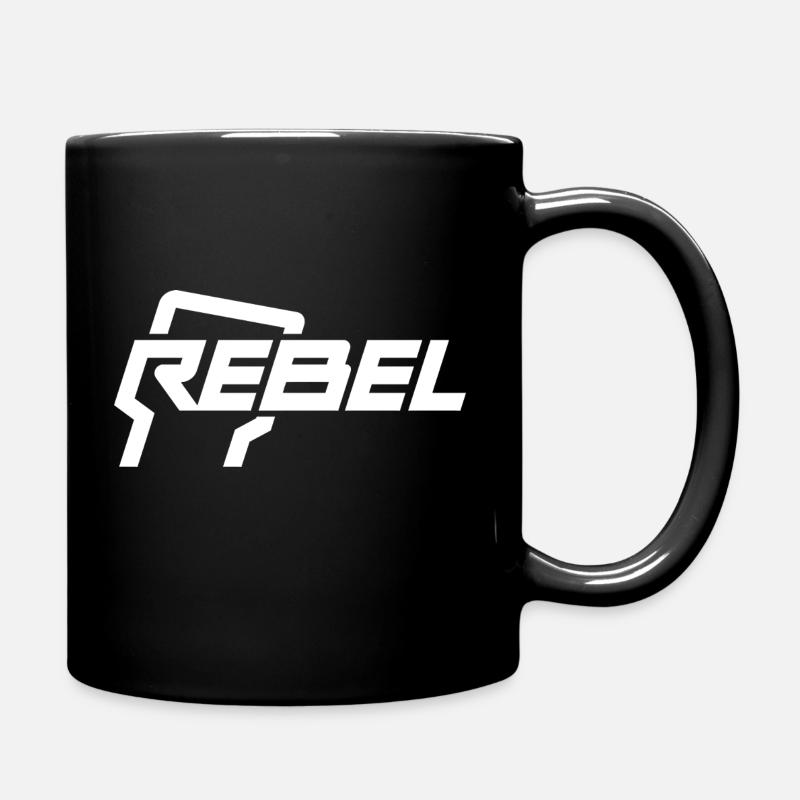 Rebel - Rebell - Tasse einfarbig - Schwarz