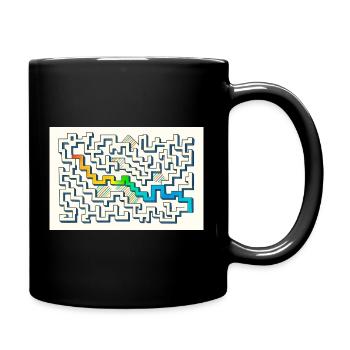 Follow the Path - Full Colour Mug - black - Right