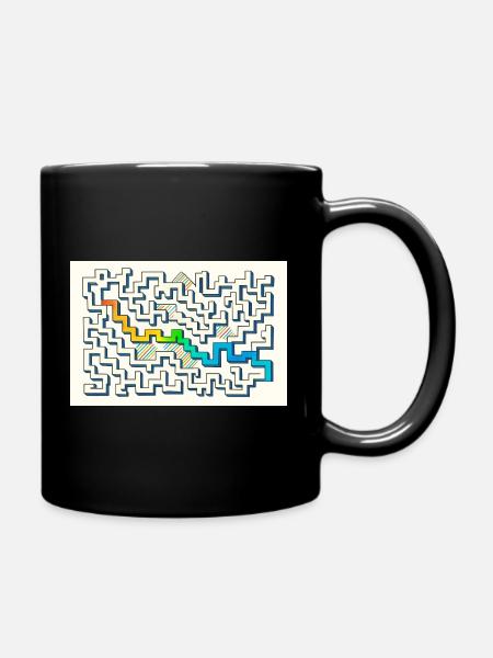 Suivez le chemin - Mug uni - noir