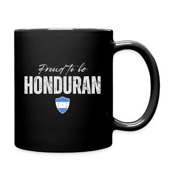Hondurienne fière, fabriquée au Honduras - Mug uni - noir - Droite