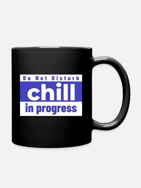 Ne pas déranger détente en cours - Mug uni - noir