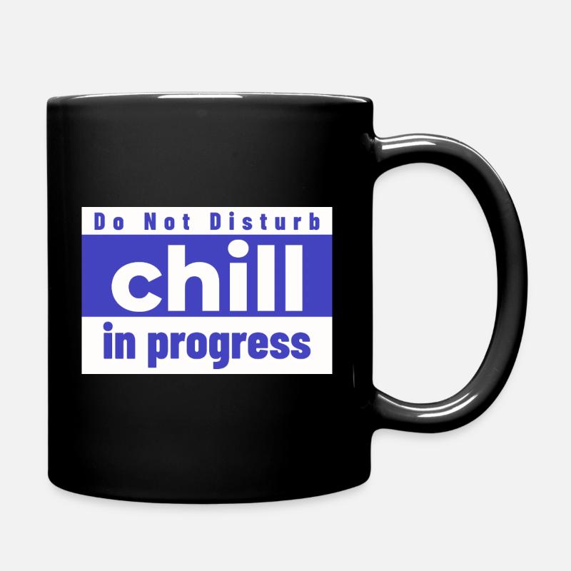 Ne pas déranger détente en cours - Mug uni - noir