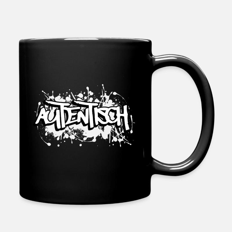 Conception de police graffiti authentique - Mug uni - noir