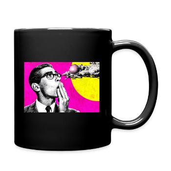 Retro Innovatives und surreales Denken - Tasse einfarbig - Schwarz - Rechts