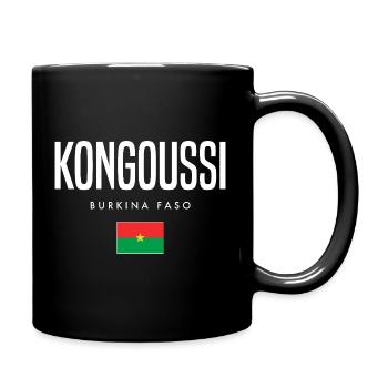 Kongoussi Burkina Faso - Full Colour Mug - black - Right
