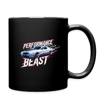 Muscle Car Performance Design - Tasse einfarbig - Schwarz - Rechts