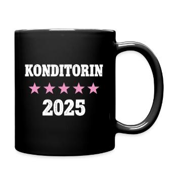 Pastry Chef 2025 New Job Work Training Apprenticeship - Full Colour Mug - black - Right