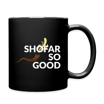 Shofar so good - Full Colour Mug - black - Right