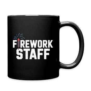 Firework Stuff Party Crew Jour de l'Indépendance 4e - Mug uni - noir - Droite