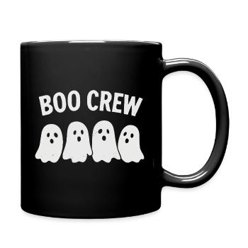 Halloween Boo Crew Geister Shirt Lustig - Tasse einfarbig - Schwarz - Rechts