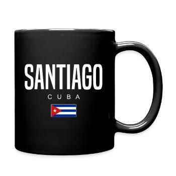 Santiago Cuba Cubans - Full Colour Mug - black - Right