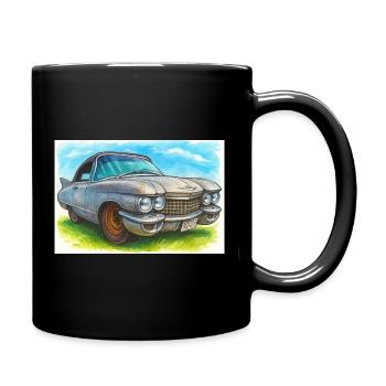 Retro Classic Cad -60 - Tasse einfarbig - Schwarz - Rechts