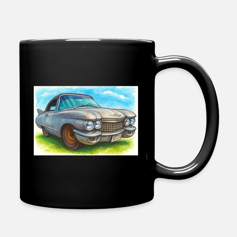 Retro Classic Cad -60 - Tasse einfarbig - Schwarz