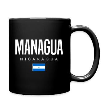 Managua Nicaragua Nicaraguans - Full Colour Mug - black - Right