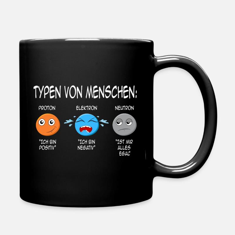Physik Phyiker Lehrer Wissenschaft lustiger Spruch - Tasse einfarbig - Schwarz