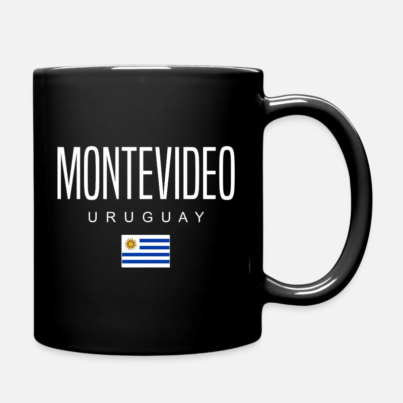 Montevideo Uruguay Uruguayer - Tasse einfarbig - Schwarz