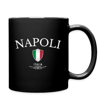 Naples Italy, souvenir Naples - Full Colour Mug - black - Right