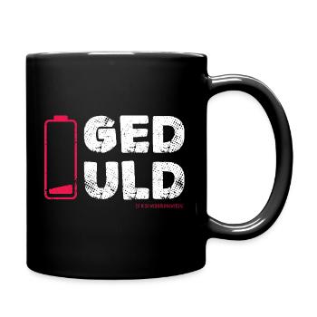 La patience n’est pas ma compétence principale Déclaration - Mug uni - noir - Droite