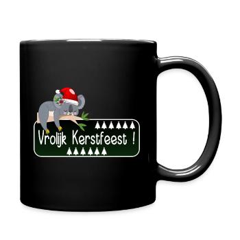 Christmas Tree Merry Christmas - Full Colour Mug - black - Right