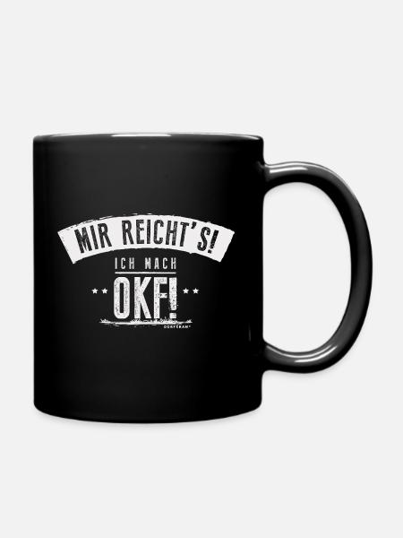 Local inspection trip OKF village life - Full Colour Mug - black