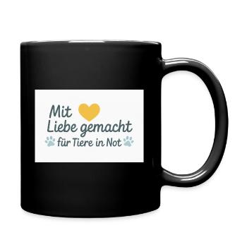For animals in need - Full Colour Mug - black - Right