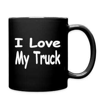 Truck - Tasse einfarbig - Schwarz - Rechts