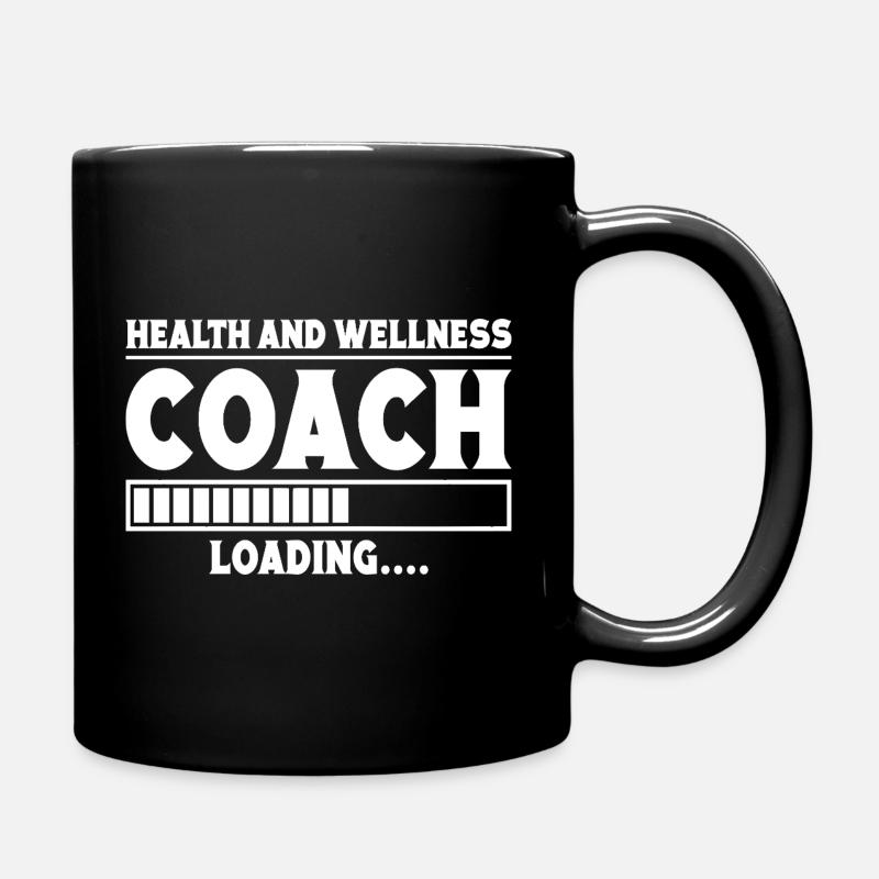Powerlifting Bodybuilder Wellness Coach Loading - Tasse einfarbig - Schwarz