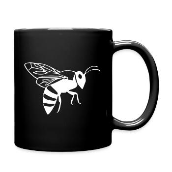 Bee Bee Beekeeper Gift - Full Colour Mug - black - Right
