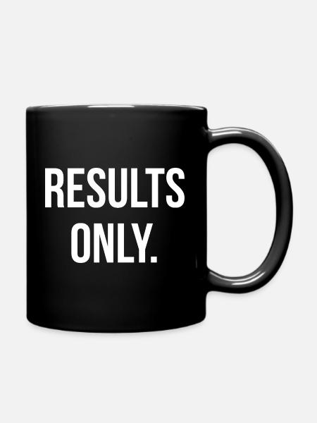 RESULTS ONLY. | Greyline Official - Full Colour Mug - black