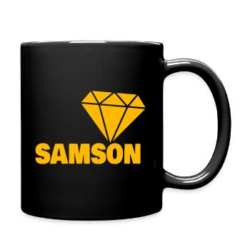 Edel Samson - Tasse einfarbig - Schwarz - Rechts
