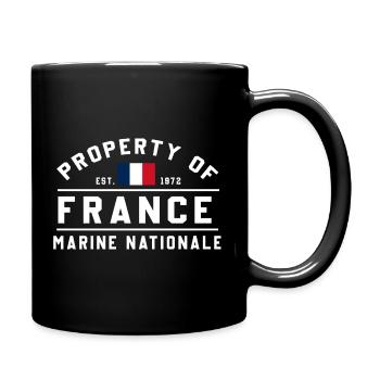 French Navy Ownership - Full Colour Mug - black - Right
