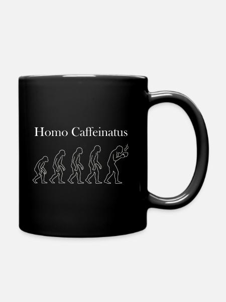 011_Homo_Caffeinatus - Full Colour Mug - black