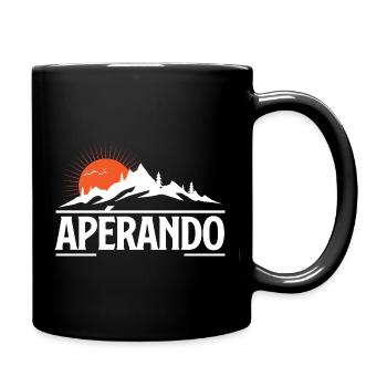 Sun Mountain Abenteuer - Tasse einfarbig - Schwarz - Rechts
