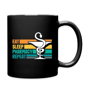 Apotheker Pharmazeutisch-technischer - Tasse einfarbig - Schwarz - Rechts