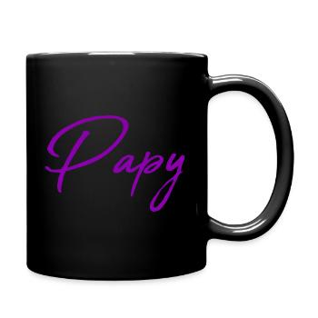 OPA. PAPA. VATERTAG. FROHER VATERTAG - Tasse einfarbig - Schwarz - Rechts
