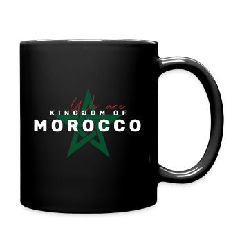 We are Kingdom of Morocco - Full Colour Mug - black - Right