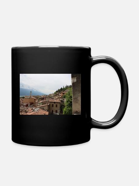 View of Limone - Full Colour Mug - black