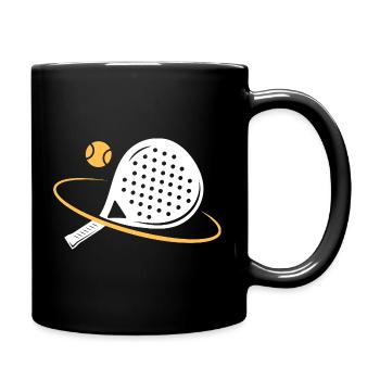 I can't I have padel - Full Colour Mug - black - Right
