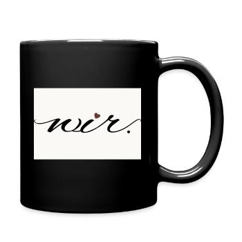 Nous. – Chemise Modern Love Statement - Mug uni - noir - Droite