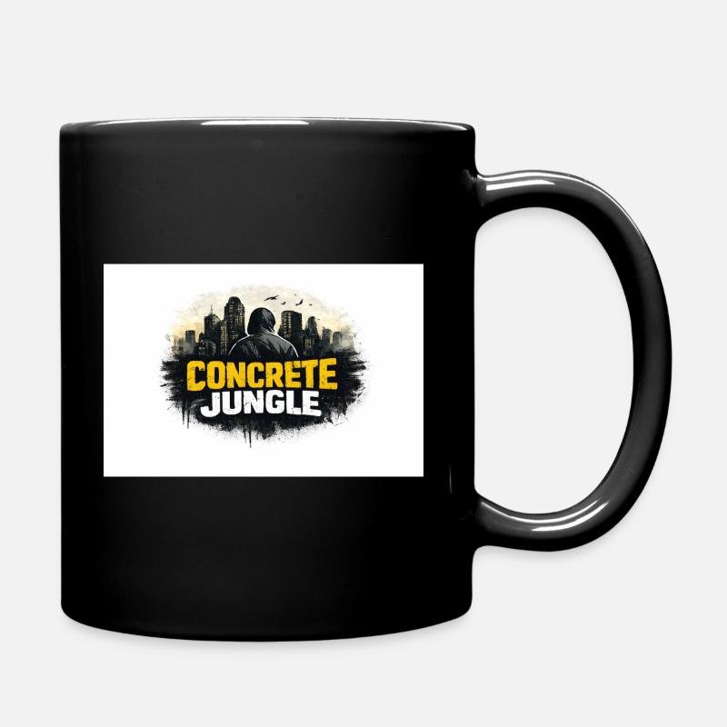 Ombre de la jungle de béton - Mug uni - noir