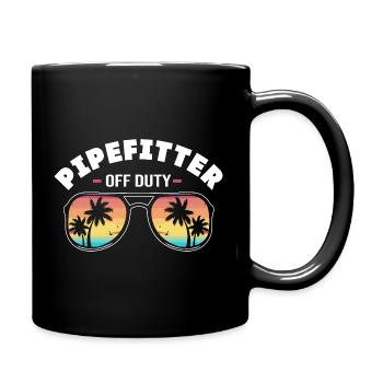 Industrie Schlosser Rohr - Tasse einfarbig - Schwarz - Rechts