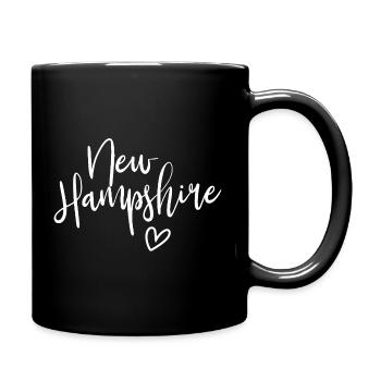 New Hampshire Heart Women's Love New Hampshire - Full Colour Mug - black - Right