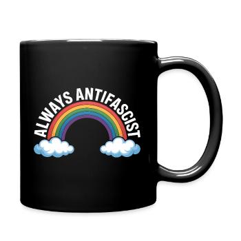Toujours Antifasciste - Antifa Tee - Mug uni - noir - Droite