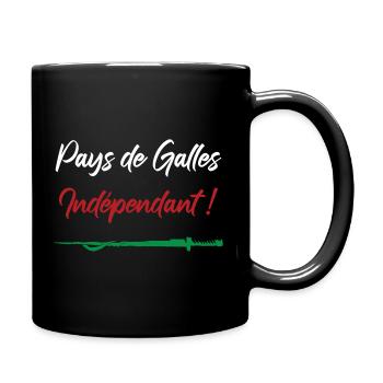 Pays de Galles Indépendant ! Perceval - Mug uni - noir - Droite