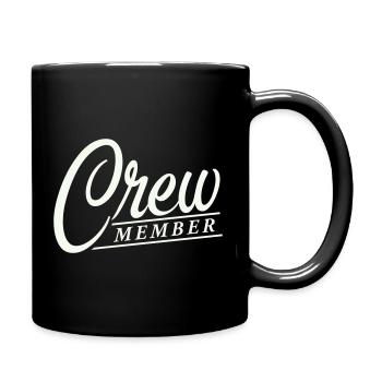 crew member - Full Colour Mug - black - Right