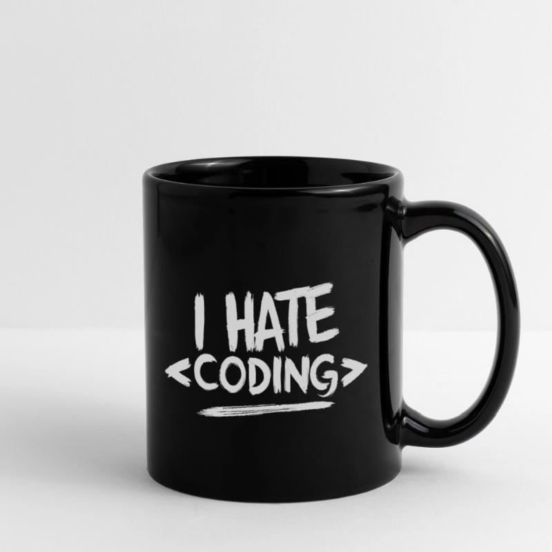 Je déteste coder Programmeur Web Mug uni